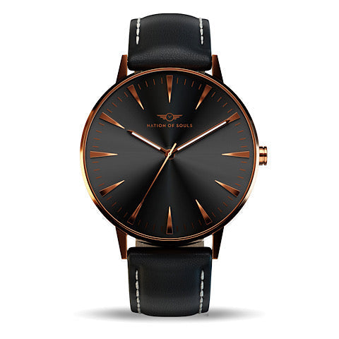 Argo | Rose Gold Gloss - Jet Black